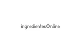 Logotipo da Ingredientes Online, apresentando o nome da marca em letras minúsculas cinzas com uma letra "O" estilizada que tem um formato circular dentro dela, refletindo a precisão e a expertise semelhantes à consultoria de SEO.